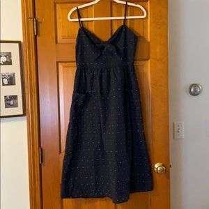Navy Midi Dress NWT